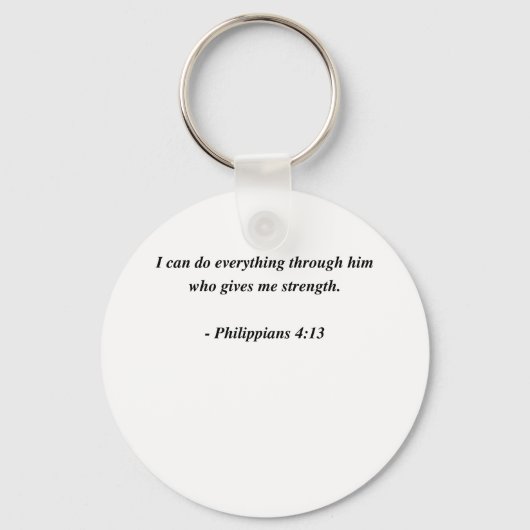 PHILIPPIAN 4:13 SLEUTELHANGER (Voorkant)