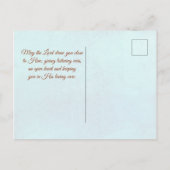 Philippians 1:2-3 Grace en Vrede voor u Manuscript Briefkaart (Achterkant)