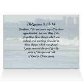 Philippians 3:13 Druk op de hoge oproepkaart (Binnen Horizontaal (Boven))