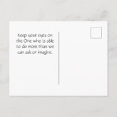 Philippians 3:14 Ik druk op het doel, Paarden Briefkaart (Achterkant)