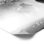 Philippians 3:14 Ik druk op het doel, Paarden Poster (Hoek)