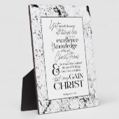 Philippians 3:8 Manuscript "GAIN CHRIST" Fotoplaat (Zijkant)