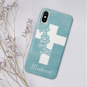 Philippians 413 Ik kan alles doen met Christus Case-Mate iPhone Case
