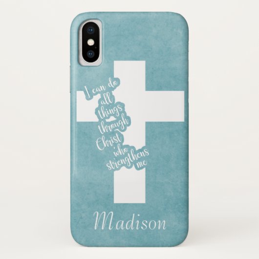 Philippians 413 Ik kan alles doen met Christus Case-Mate iPhone Case (Achterkant)