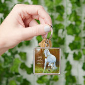 Philippians 4:13 Alles door Christus, Paard Sleutelhanger (Hand)