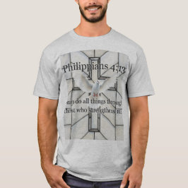 Philippians 4:13 Bible Verse Men's Tee Shirt
