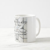 Philippians 4:13 Bijbeltekst koffiemok (Voorkant rechts)