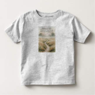 Philippians 4:13 Christian Toddler's Tee Shirt