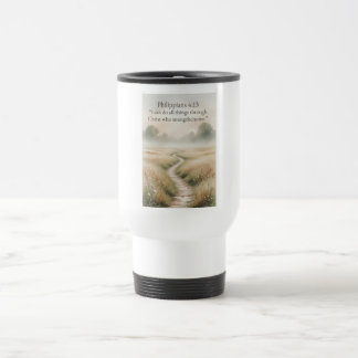 Philippians 4:13 Christian Travel Mug Reisbeker