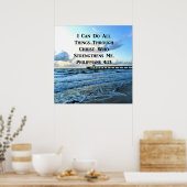 PHILIPPIANS 4:13 IK KAN ALLE DINGEN DOEN POSTER (Keuken)