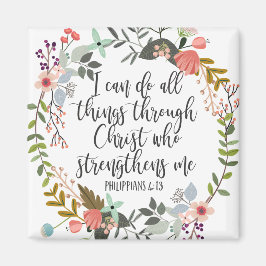 Philippians 4:13 Ik kan alles doen Magneet