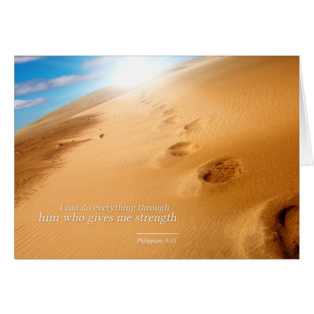 Philippians 4:13: Ik kan alles met hem doen (Voorkant Horizontaal)