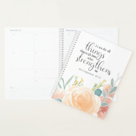 Philippians 4:13 Ik kan alles met hem doen Planner