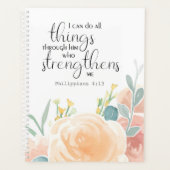 Philippians 4:13 Ik kan alles met hem doen Planner (Voorkant)
