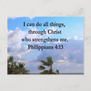 PHILIPPIANS 4:13 PRAYER BRIEFKAART