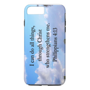 PHILIPPIANS 4:13 PRAYER iPhone 8/7 PLUS HOESJE