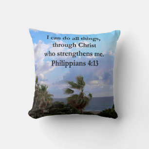 PHILIPPIANS 4:13 PRAYER KUSSEN