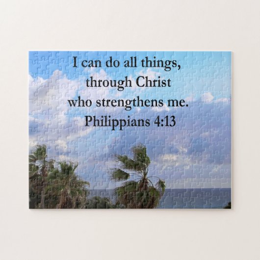 PHILIPPIANS 4:13 PRAYER LEGPUZZEL (Horizontaal)