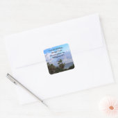 PHILIPPIANS 4:13 PRAYER VIERKANTE STICKER (Envelop)