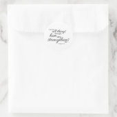 Philippians 4:13 Sticker (Tas)
