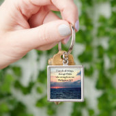 PHILIPPIANS 4:13 SUNRISE ONTWERP SLEUTELHANGER (Hand)