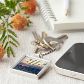 PHILIPPIANS 4:13 SUNRISE ONTWERP SLEUTELHANGER (Zijkant)