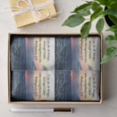 PHILIPPIANS 4:13 SUNRISE ONTWERP TISSUEPAPIER (Geschenk)