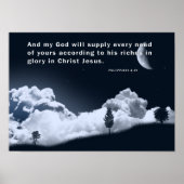 PHILIPPIANS 4:19 POSTER (Voorkant)