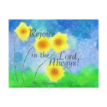 Philippians 4:4, Rejoice in the Lord Altijd
