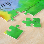 Philippians 4:4 Rejoice in the Lord Altijd Legpuzzel (Zijkant)