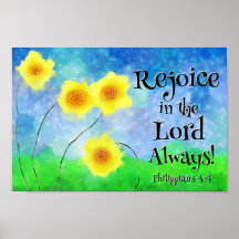 Philippians 4:4, Rejoice in the Lord Altijd