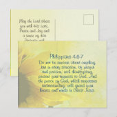 Philippians 4:6-7 De vrede van God, Bijbelse Verse Feestdagenkaart (Voorkant / Achterkant)