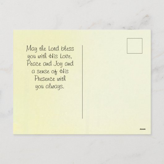 Philippians 4:6-7 De vrede van God, Bijbelse Verse Feestdagenkaart (Achterkant)