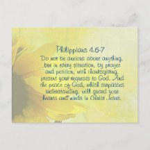 Philippians 4:6-7 De vrede van God, Bijbelse Verse