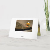 Philippians 4:7 Vrede van God zal je hart bewaken Kaart (Achterkant)