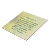 Philippians 4:7 Vrede van God zal je hart bewaken Tegeltje (Zijkant)