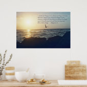 Philippians 4:8 Poster van de Manuscript — Versie  (Keuken)