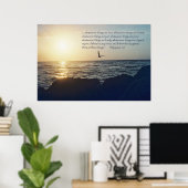 Philippians 4:8 Poster van de Manuscript — Versie  (Thuiskantoor)