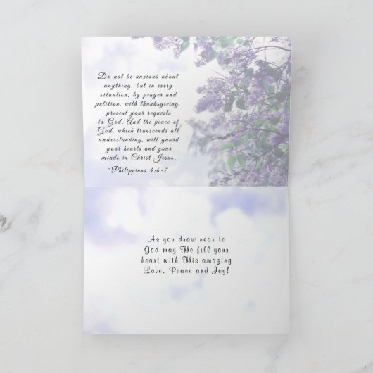 Philippians 4:8 Wat er ook is echte bijbelse versi Kaart (Binnen)