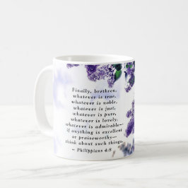 Philippians 4:8 Wat er ook is echte bijbelse versi Koffiemok