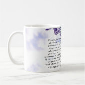 Philippians 4:8 Wat er ook is echte bijbelse versi Koffiemok (Links)