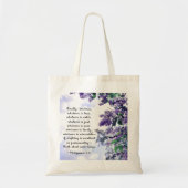 Philippians 4:8 Wat er ook maar een bijbelse bijbe Tote Bag (Voorkant)