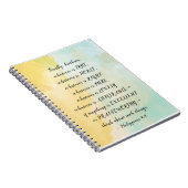 Philippians 4:8 Wat waar ook is, Notitieboek (Rechterzijde)