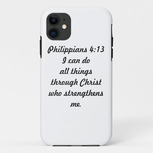 Philippiansen 4:13 Iphone 5/5S Hoesje (Achterkant)