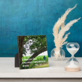 Philippiërs 1:3 Ik dank mijn God voor alle Fotoplaat (Insitu)