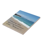 Philippiërs 1:3 Ik dank mijn God voor alle Tegeltje (Zijkant)