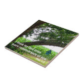 Philippiërs 1:3 Ik dank mijn God voor alle Tegeltje (Zijkant)