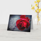 Philippiërs 1:6 Ik heb vertrouwen in deze Bijbelse Kaart (Gele Bloem)