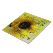 Philippiërs 4:4 Rejoice in the Lord Altijd! Bijbel Tegeltje (Zijkant)