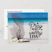 Philippiërs 4:6-7 bidden dat er nog meer ongerusth briefkaart (Voorkant / Achterkant)